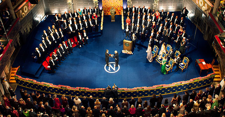 নোবেলজয়ীদের হাতে পুরস্কার উঠছে আজ