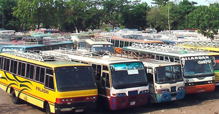 গাইবান্ধায় আবারও অনির্দিষ্টকালের পরিবহন ধর্মঘট