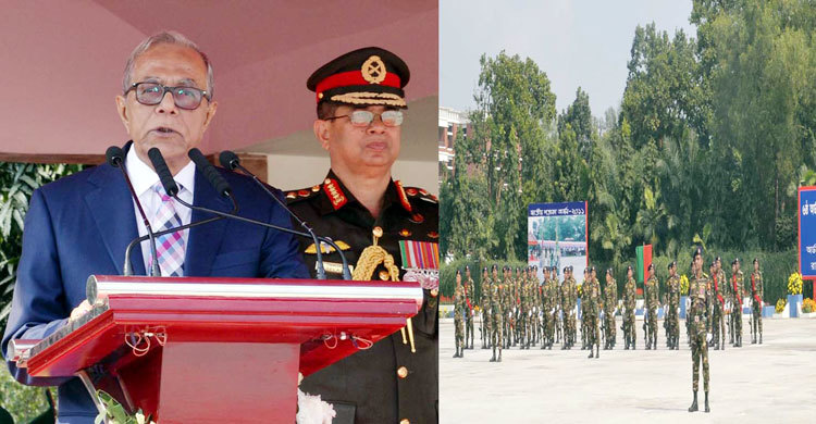 সশস্ত্র সংগ্রামের মাধ্যমে সশস্ত্র বাহিনীর জন্ম : রাষ্ট্রপতি