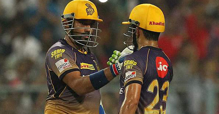 Gambhir, Uthappa guide KKR to 7-wicket win