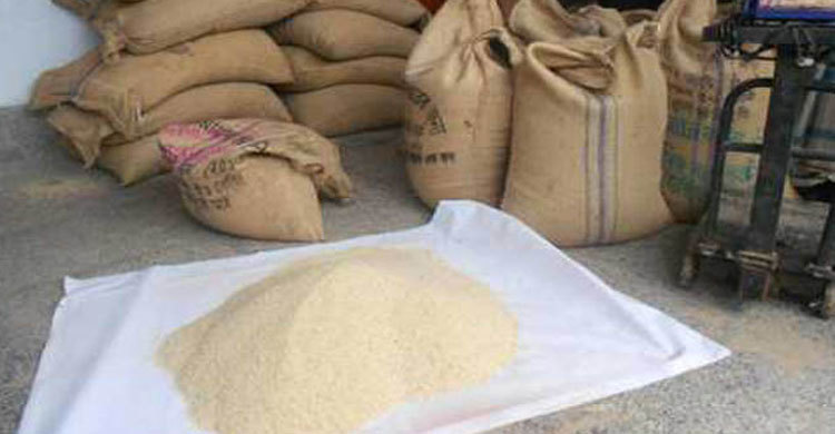 কিশোরগঞ্জে ভিজিএফের ২১ বস্তা চাল আটক