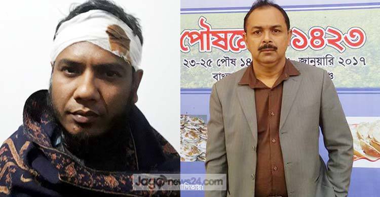 প্রধান শিক্ষকের মাথা ফাটালেন শিক্ষা অফিসার