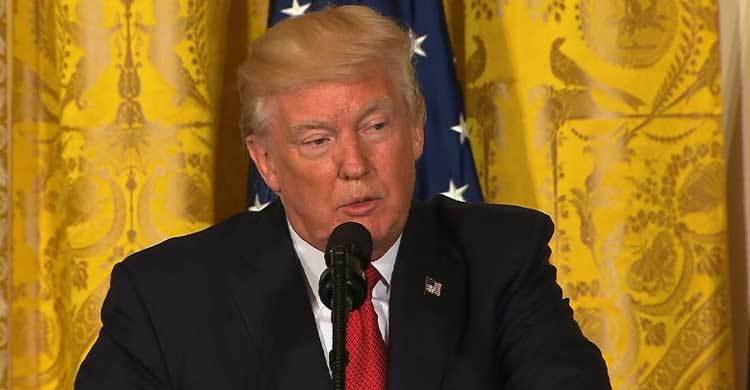 Trump says FBI inquiry hurts America