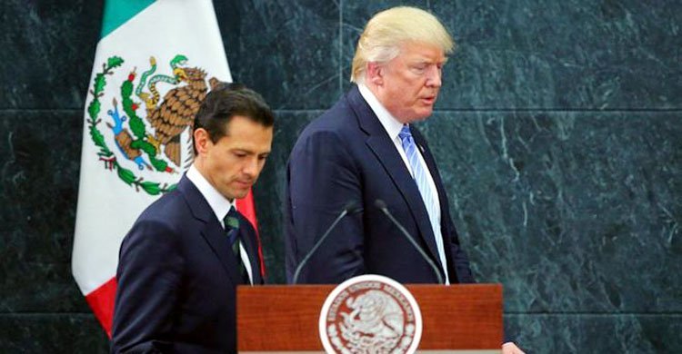 Trump calls for 20% tax on Mexican imports to pay for border wall