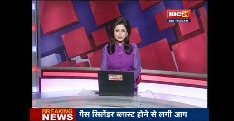 News presenter reads out breaking news of husband`s death 
