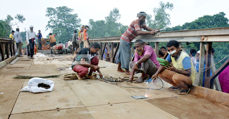 মহাস্থান সেতুর মেরামত সম্পন্ন, উত্তরবঙ্গে ভয়াবহ যানজট