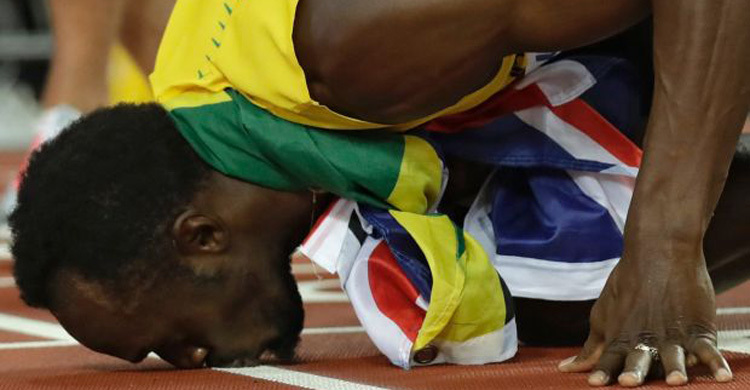 WC 2017: Bolt beaten by Gatlin in 100m final