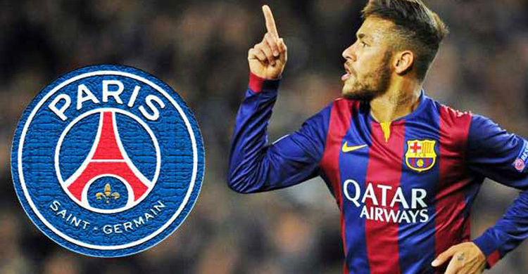 Neymar set to arrive in Paris for world record move