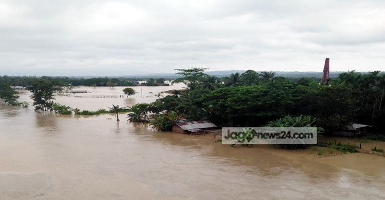 ডুবে গেছে বাঘাইছড়ির নিম্ন এলাকা