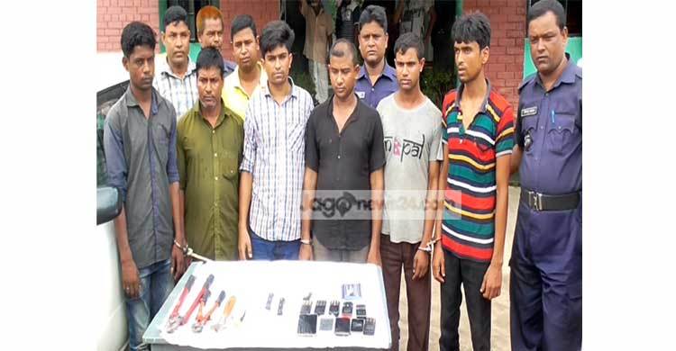 ঠাকুরগাঁওয়ে আন্তঃজেলা ডাকাত দলের ৬ সদস্য গ্রেফতার