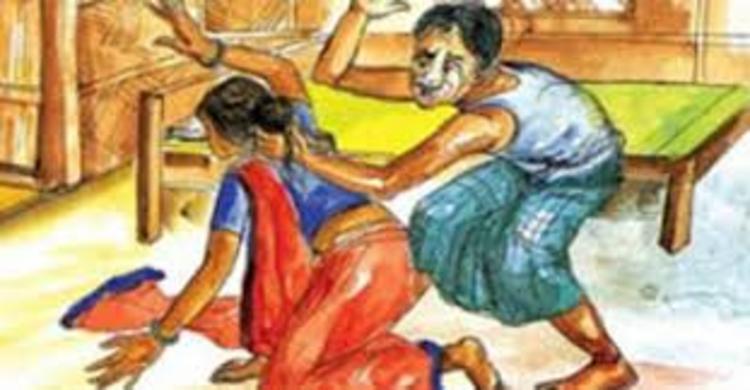 কাঁঠাল পাড়ায় গৃহবধূকে পিটিয়ে হত্যা