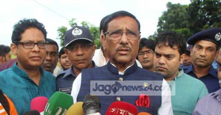 রোহিঙ্গা ইস্যুতে সরকার যুদ্ধ করবে না : ওবায়দুল কাদের