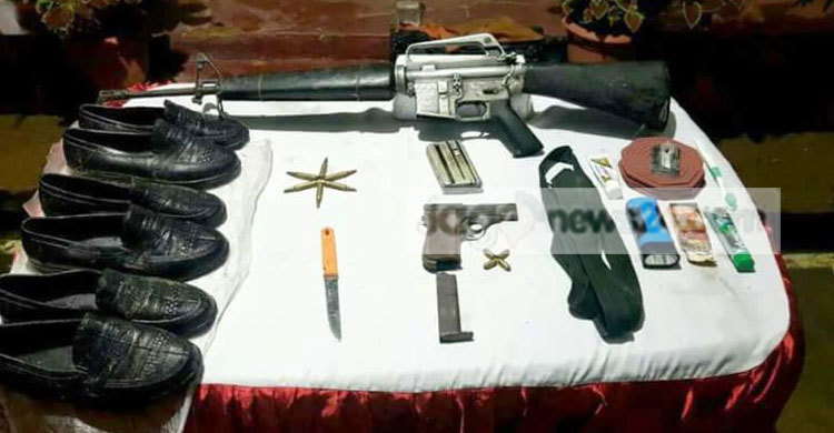 মহালছড়িতে মার্কিন রাইফেলসহ সামরিক সরঞ্জাম উদ্ধার