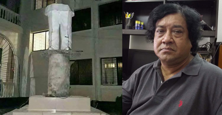 কুবিতে বঙ্গবন্ধুর ম্যুরাল নিয়ে আবারও বিতর্কে মৃণাল হক