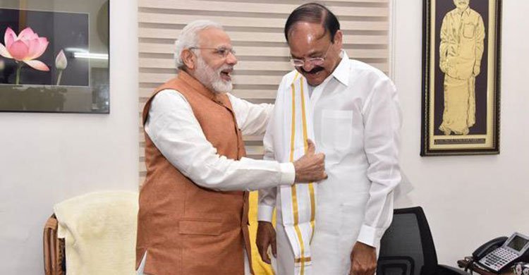 Venkaiah Naidu elected 13th Vice President of India