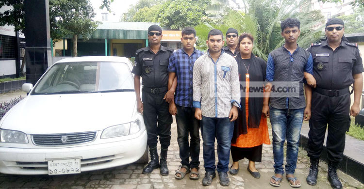 রাজবাড়ীতে ভুয়া র‌্যাব কর্মকর্তাসহ আটক ৪