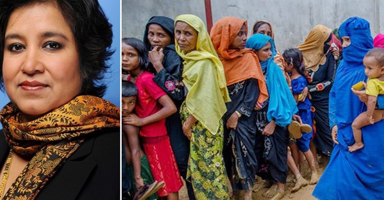 “If Taslima can stay in India, why can’t Rohingyas?”