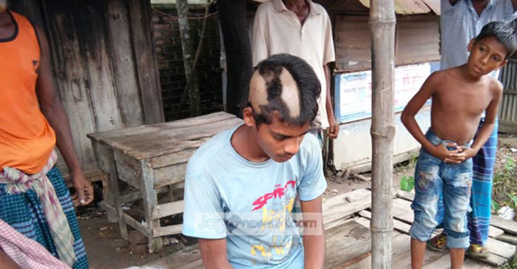 কিশোরীকে ধর্ষণ, যুবকের মাথা ন্যাড়া করে দিল জনতা