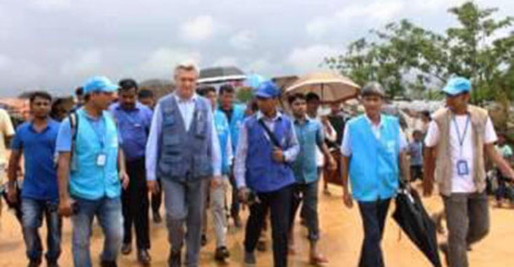 ইউএনএইচসিআর’র হাইকমিশনারের রোহিঙ্গা ক্যাম্প পরিদর্শন