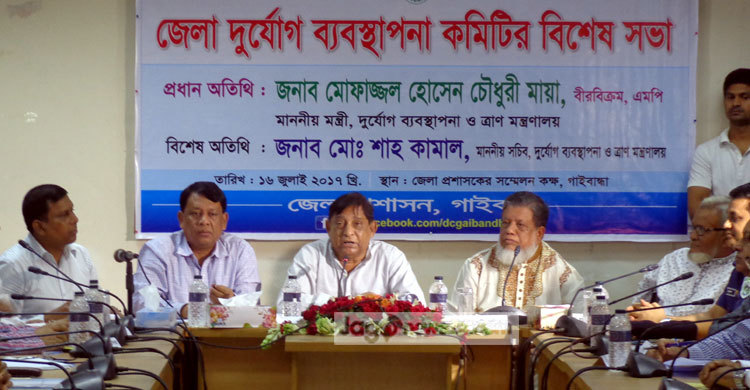 আরও বড় ধরনের দুর্যোগ আসার সম্ভাবনা আছে : ত্রাণমন্ত্রী