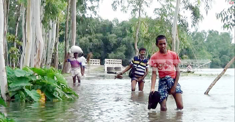 কুড়িগ্রামে ৪২ ইউনিয়নের সাড়ে ৫শ গ্রাম প্লাবিত