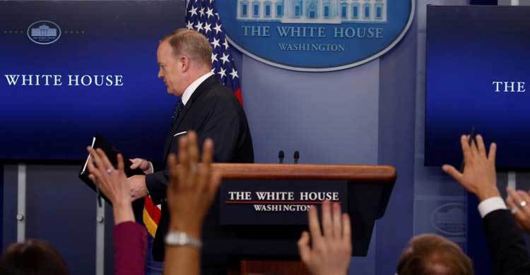 White House press secretary Sean Spicer resigns
