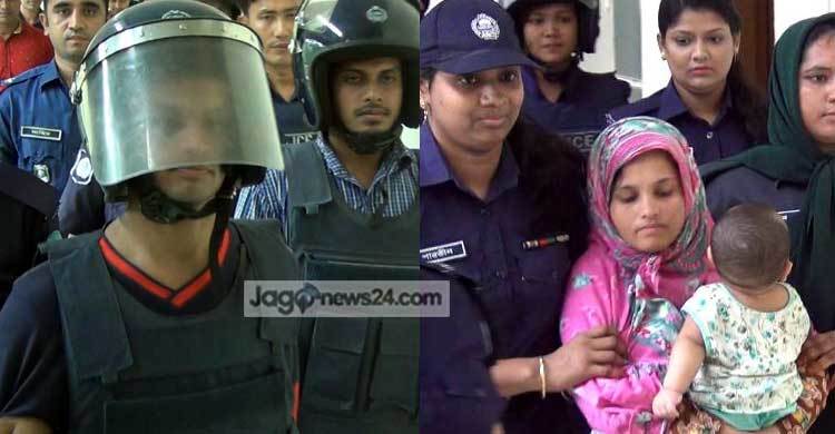 বৌদ্ধ ভিক্ষু হত্যা মামলায় ৩ জঙ্গি আদালতে