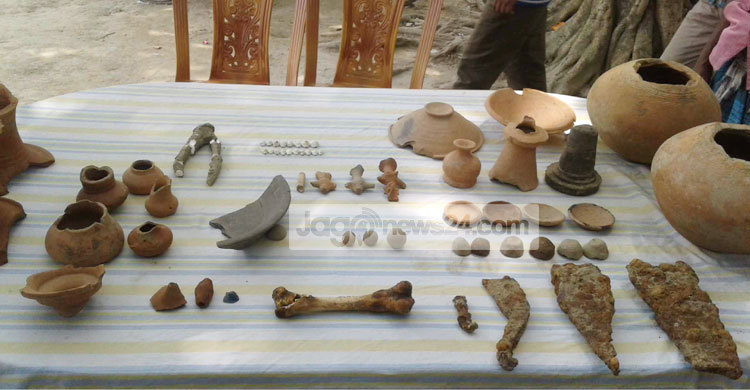 চুয়াডাঙ্গায় রাজার ভিটায় মিললো প্রাচীন নিদর্শন