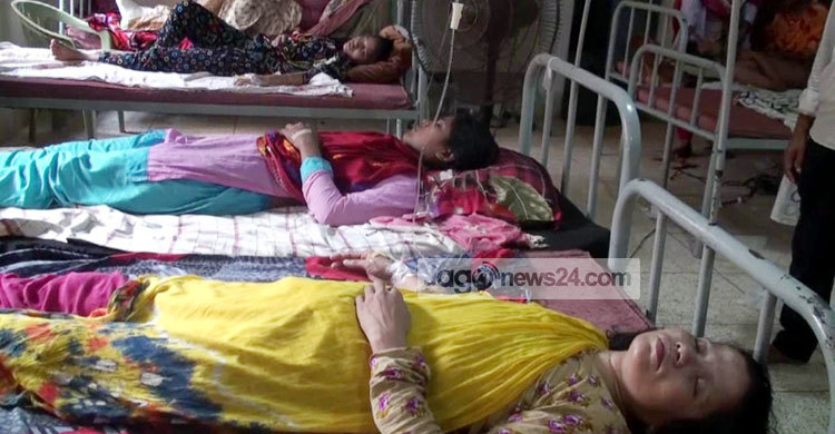 গাজীপুরে সাড়ে তিন শতাধিক শ্রমিক অসুস্থ