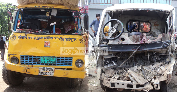 কালিয়াকৈরে ট্রাক-লেগুনা সংঘর্ষে আহত ১২