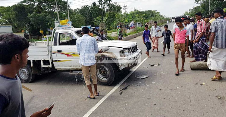 ত্রিশালে পিকআপের চাপায় নিহত ২