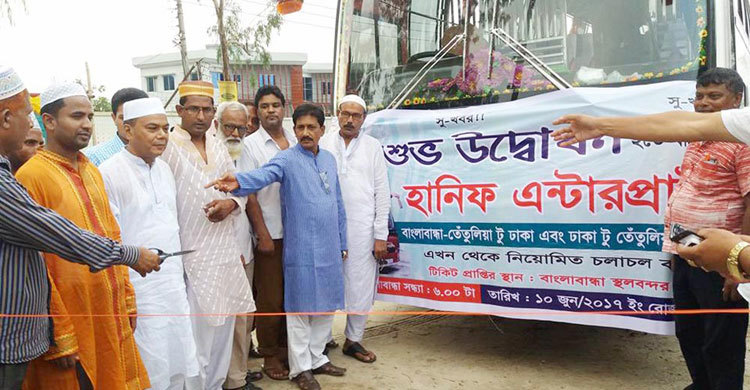 বাংলাবান্ধা স্থলবন্দর থেকে নৈশকোচ চালু