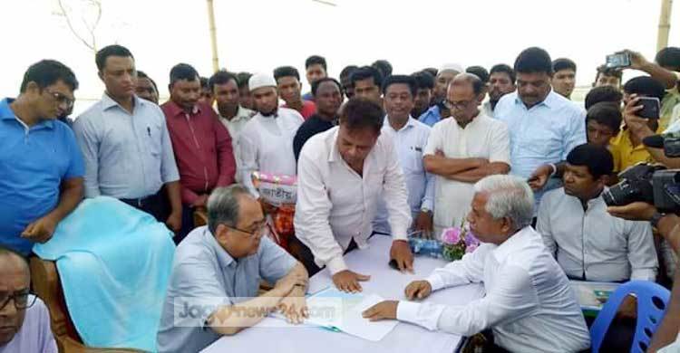 ‘বর্ষার আগেই শাহপরীরদ্বীপে বেড়িবাঁধ নির্মাণ শুরু হবে’