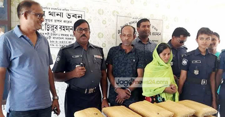 ভৈরবে গাঁজাসহ দুই মাদক ব্যবসায়ী আটক