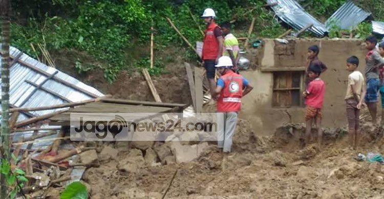 খাগড়াছড়িতে ফের পাহাড়ধস, ২ শিশুর মৃত্যু