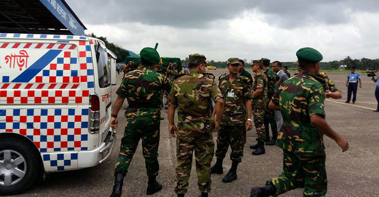 নিহত সেনা সদস্যদের মরদেহ ঢাকায়