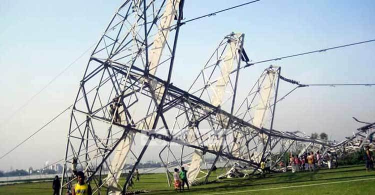 এক মাসেও শুরু হয়নি বিদ্যুৎ টাওয়ারের কাজ