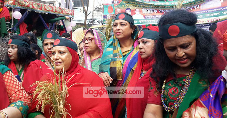বিএনপির র‌্যালিতে নেতাকর্মীদের ঢল