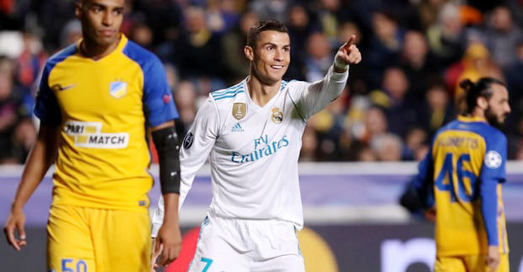 Cristiano Ronaldo sets record in Real romp