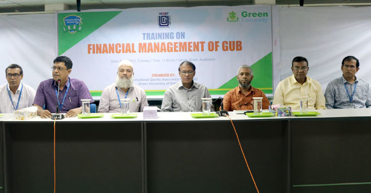 গ্রিন ইউনিভার্সিটিতে ‘ফিন্যান্সিয়াল ম্যানেজমেন্ট’ কর্মশালা