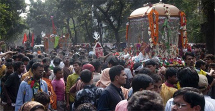 হোসনি দালান থেকে তাজিয়া মিছিল