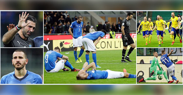 Italy fail to qualify for 2018 World Cup