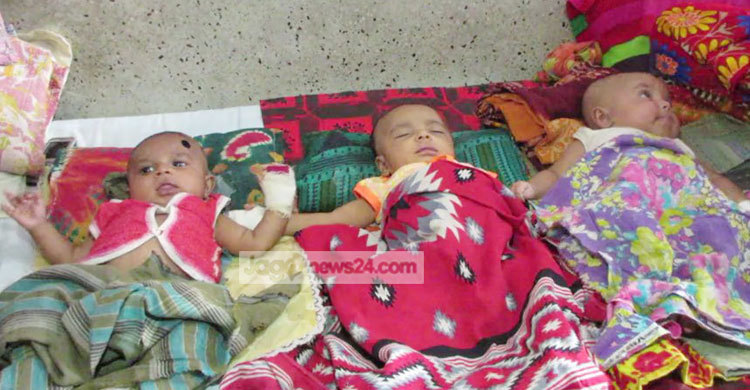 বারান্দায় চলছে নিউমোনিয়ার চিকিৎসা