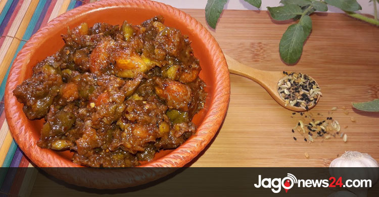 জলপাইয়ের মিষ্টি আচার তৈরির রেসিপি