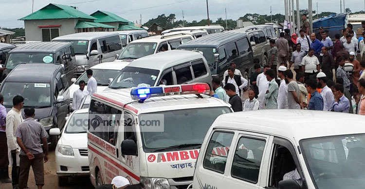 ঢাকা-মাওয়া মহাসড়কে যানজট