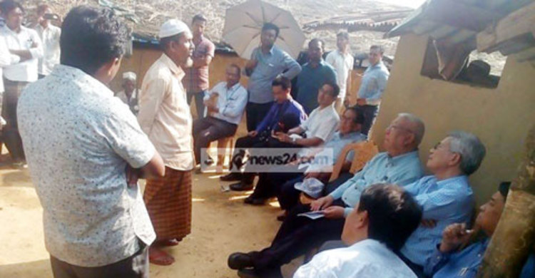 রোহিঙ্গাদের বর্ণনা শুনলেন মিয়ানমার প্রতিনিধি দল