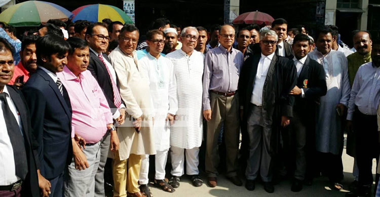 নারায়ণগঞ্জ আদালতে বিএনপির ৫শ’ নেতাকর্মীর হাজিরা