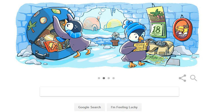 Google Doodle celebrates “December Global Festivities”