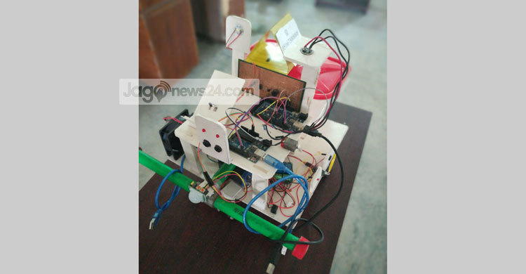 ঘর পরিষ্কার করবে ঝিনাইদহের রোবট