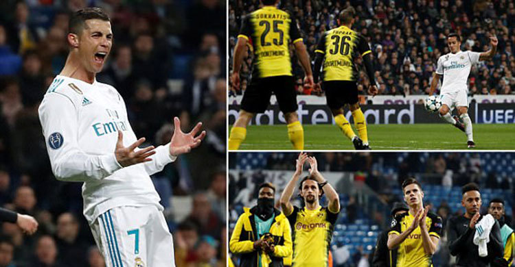 রোনালদোর রেকর্ডের ম্যাচে রিয়ালের জয়